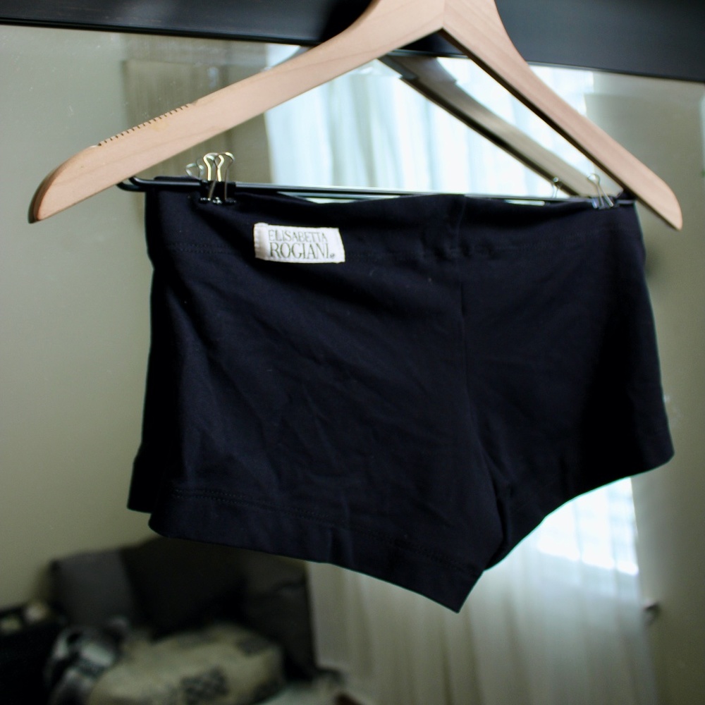 Elisabetta Rogiani Black Butter Shorts